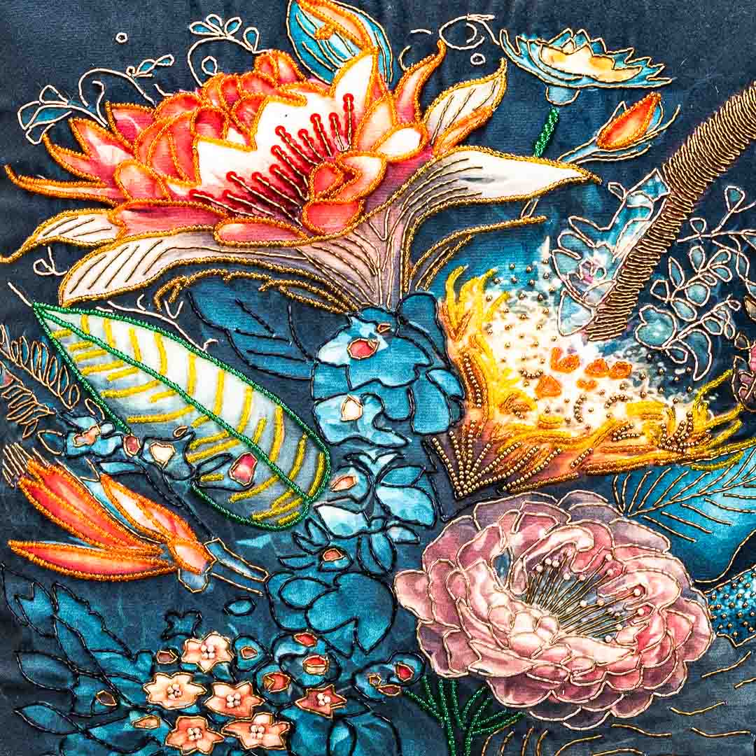 Premium Magic Flowers Cushion Cover
