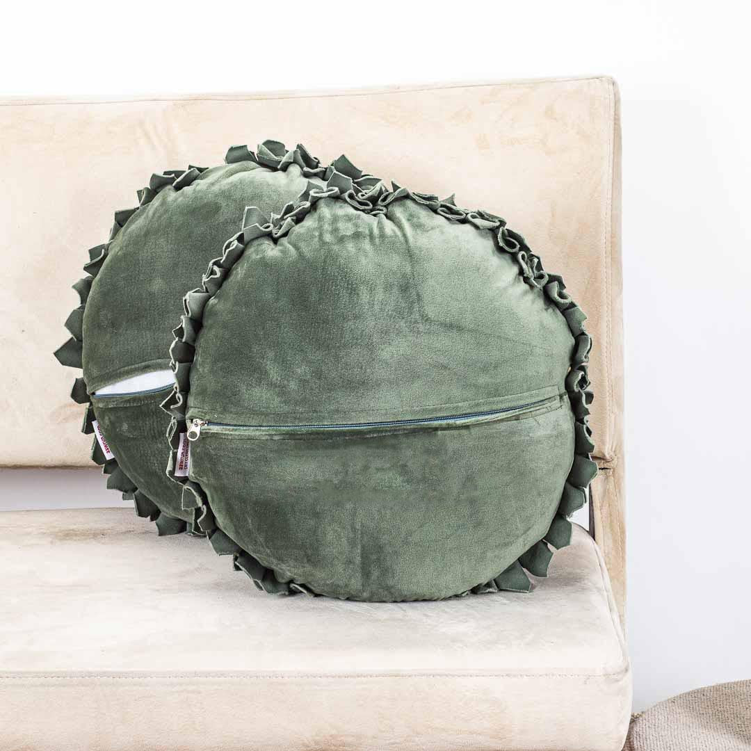 Premium Dalia Flower Cushion Cover