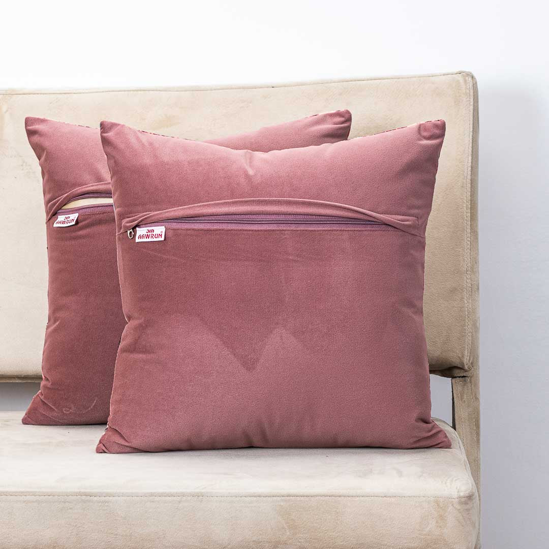 Premium Bee Katha Cushion Cover