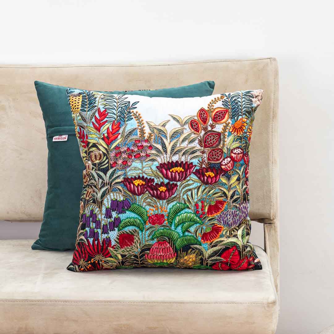 Premium Mystic Garden Cushion Cover