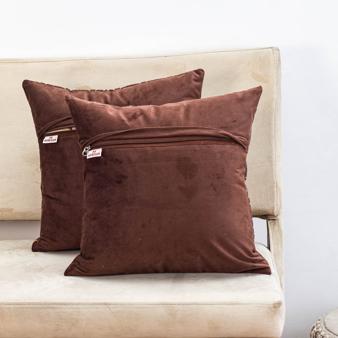 Premium Chirping Birds Circle Premium Cushion Cover