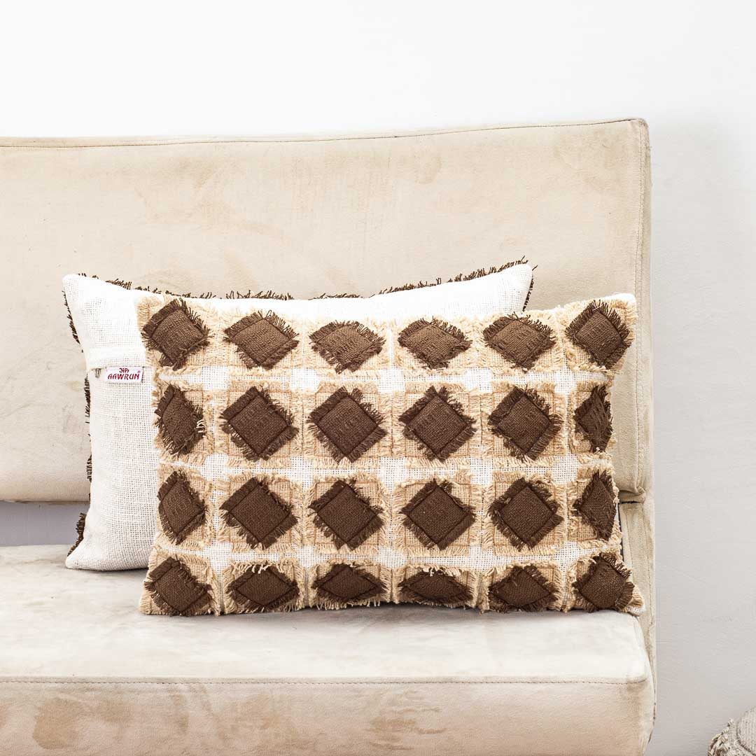 Premium Artisan Squares Cushion cover