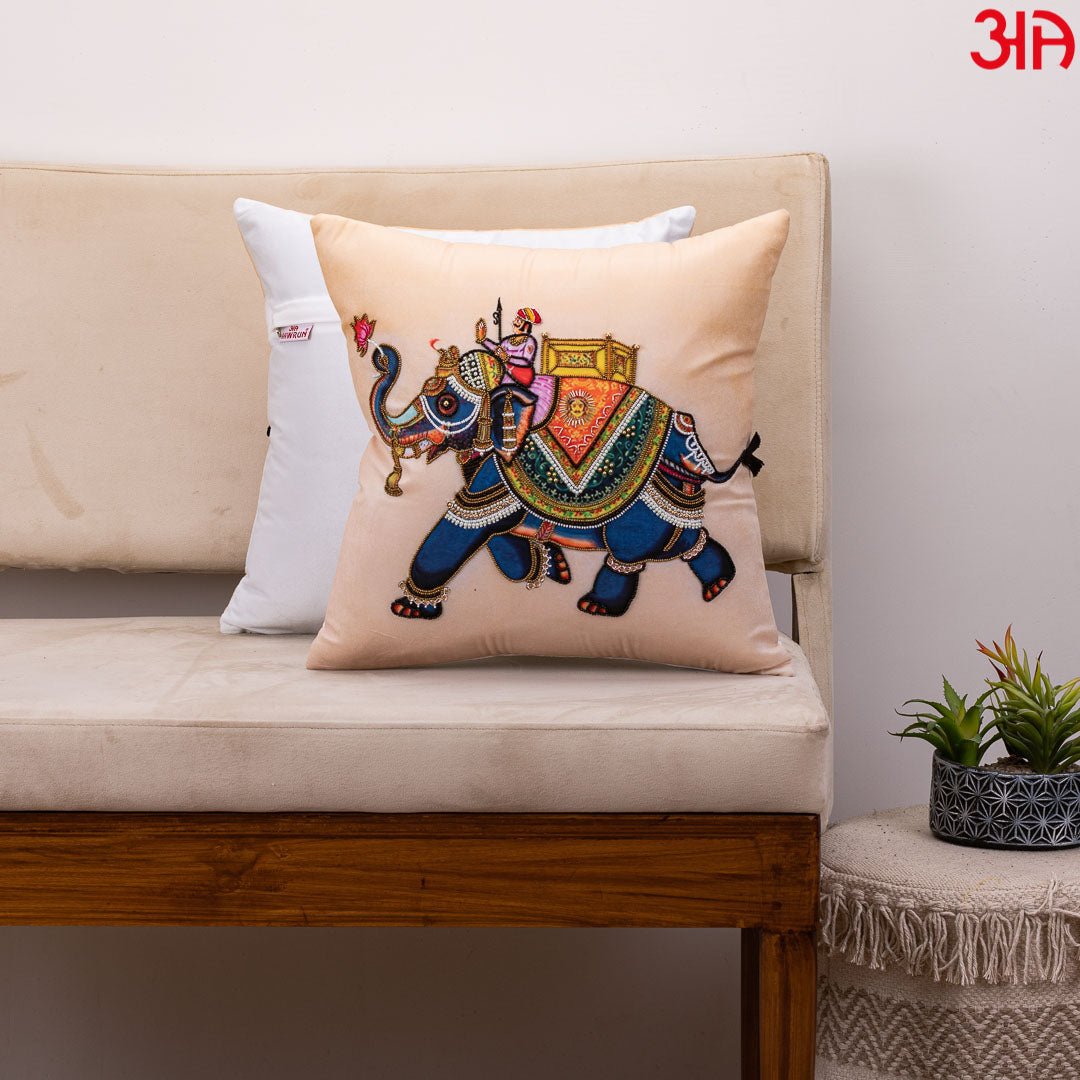Elevate Your Decor with Elephant Art Cushion Covers
