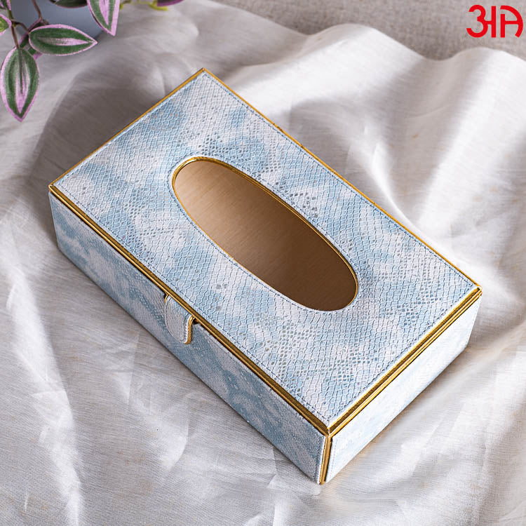 Mystic Sky Vegan Leather Tissue Box (24x14x8) CM