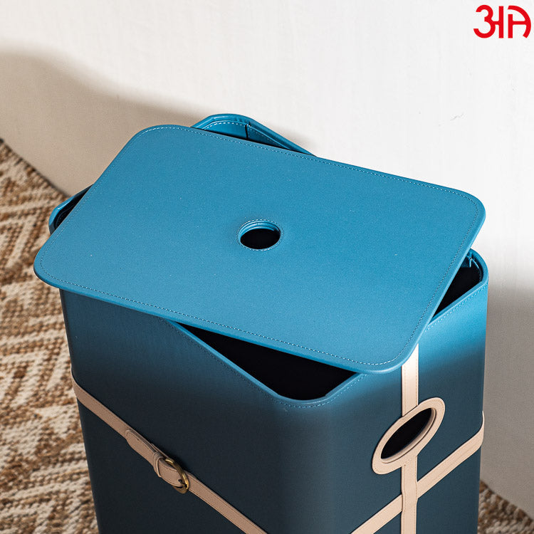 Buckle Design Laundry Box (16x11x24) Inch