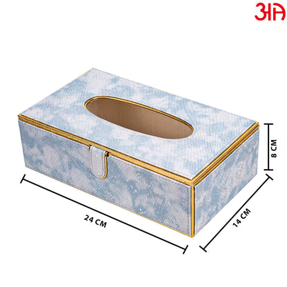 Mystic Sky Vegan Leather Tissue Box (24x14x8) CM
