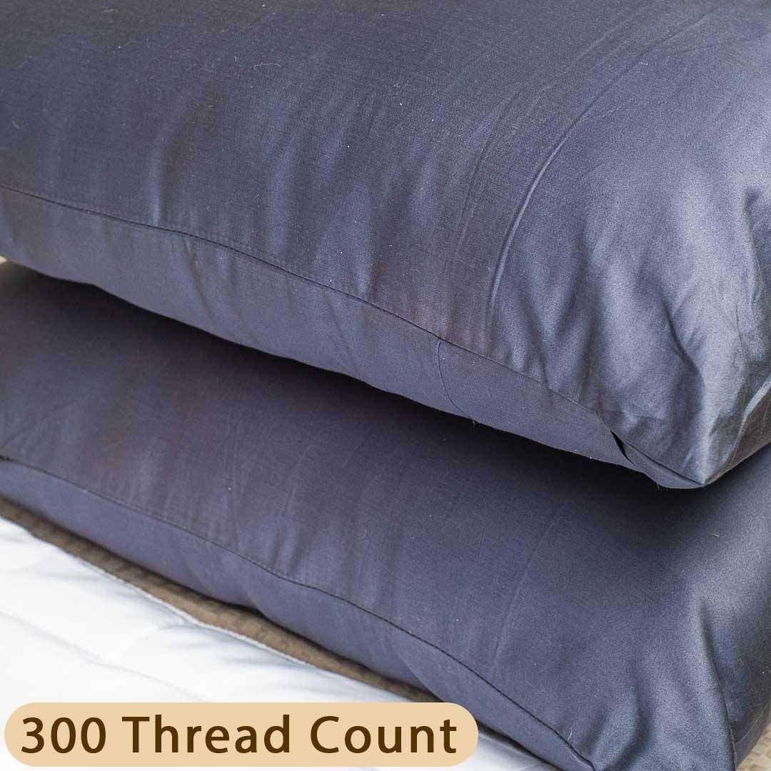 Asha 300TC- Pillow Cover Set (02 Pcs) Design Three