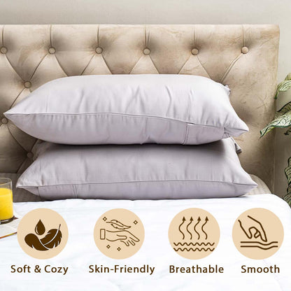 Premium Micro Fiber 300TC- Pillow Cover Set (02 Pcs) Design Five