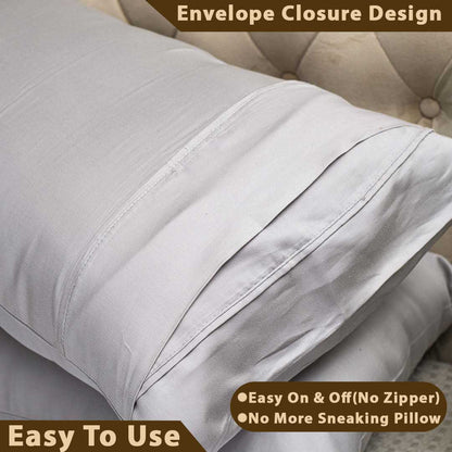 Premium Micro Fiber 300TC- Pillow Cover Set (02 Pcs) Design Five