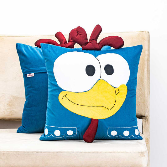 Smiling Skybird Cushion Cover For Kids