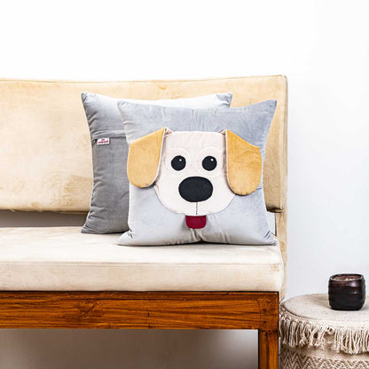 Premium Cute Puppy Cushion Cover For Kids