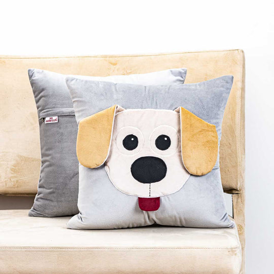 Premium Cute Puppy Cushion Cover For Kids