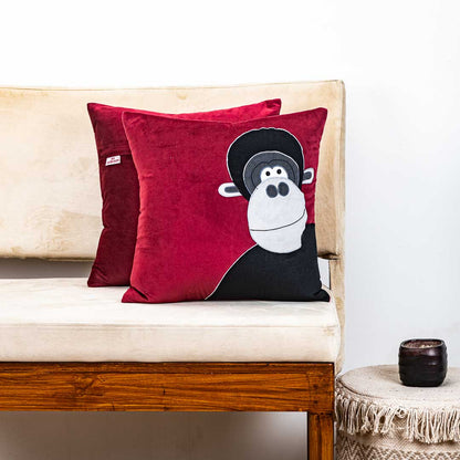 Premium Chimpanzee Cushion Cover For Kids