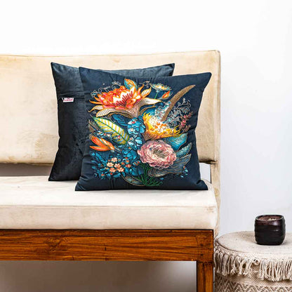 Premium Magic Flowers Cushion Cover