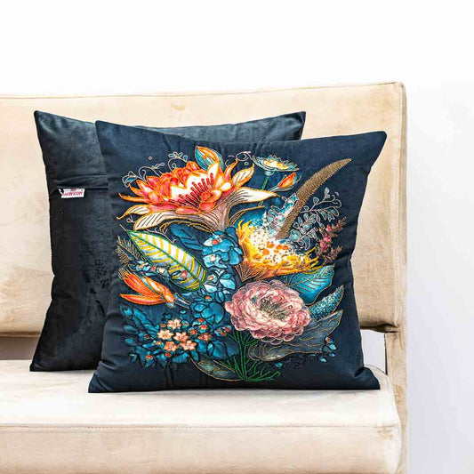 Premium Magic Flowers Cushion Cover