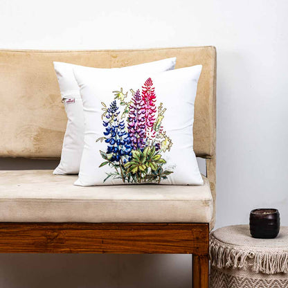 Premium Lupin Flower Cushion Cover