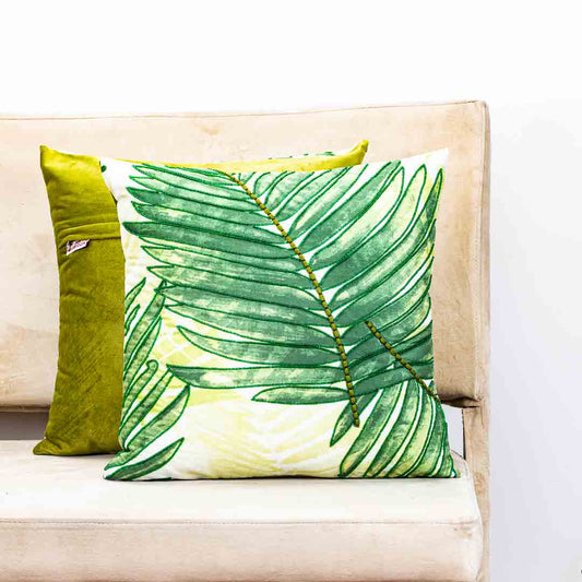 Premium Green Leaves - H'WORK Cushion Cover
