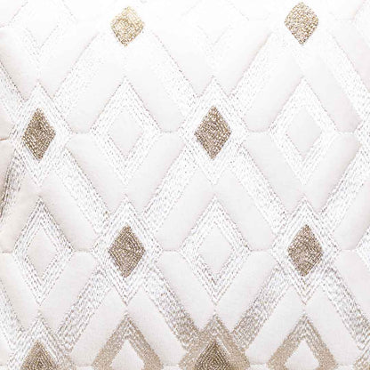 Premium Diamond Cut EMB & H'Work Cushion Cover