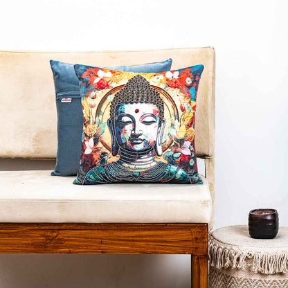 Premium Divine Buddha Cushion Cover