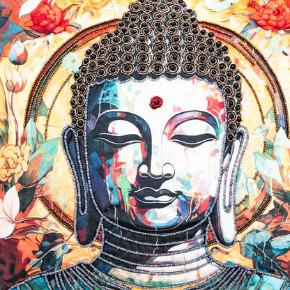 Premium Divine Buddha Cushion Cover