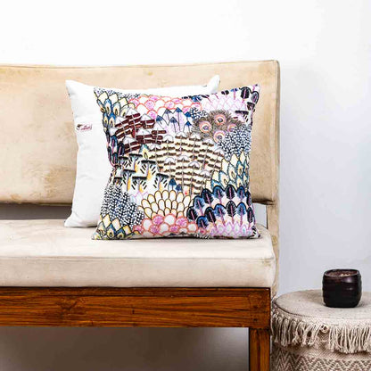 Premium Multicolour Tropical Paradise Cushion Cover
