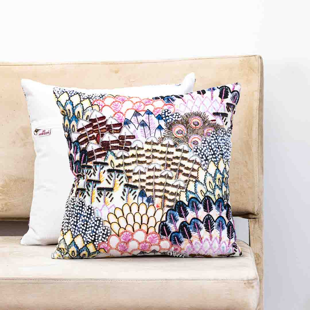 Premium Multicolour Tropical Paradise Cushion Cover