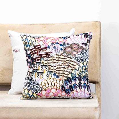 Premium Multicolour Tropical Paradise Cushion Cover