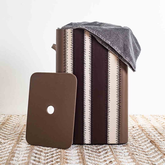 Premium Zig Zag Panel Patch Laundary Basket