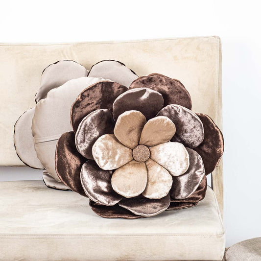 Charming Rose-Shaped Cushion Cover