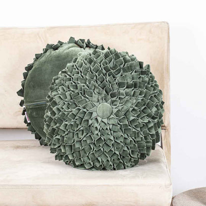 Premium Dalia Flower Cushion Cover