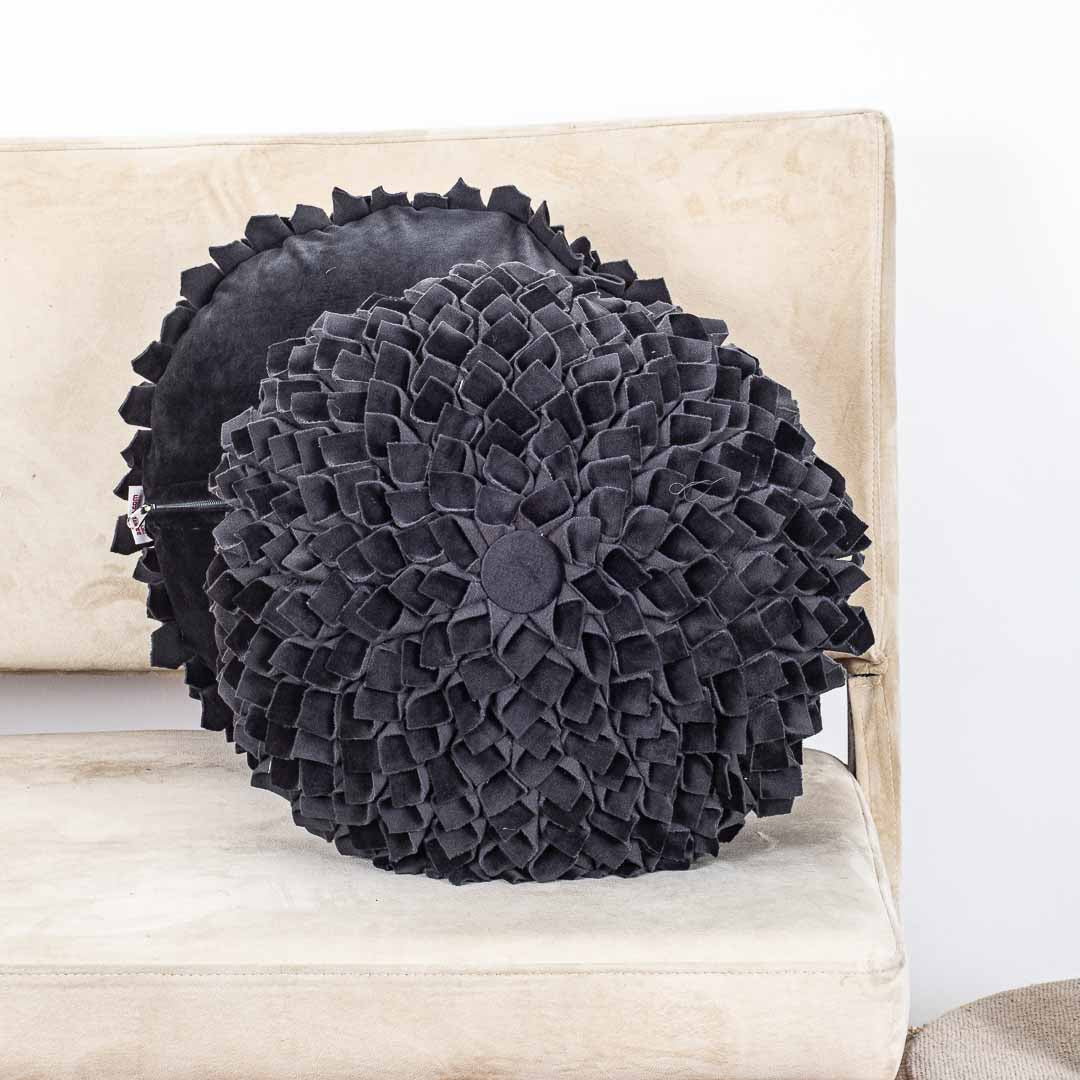 Premium Dalia Flower Cushion Cover