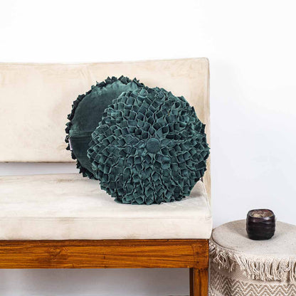 Premium Dalia Flower Cushion Cover