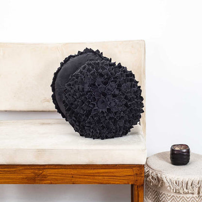 Premium Dalia Flower Cushion Cover