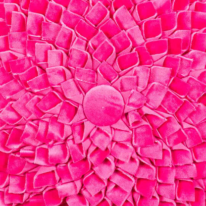 Premium Dalia Flower Cushion Cover