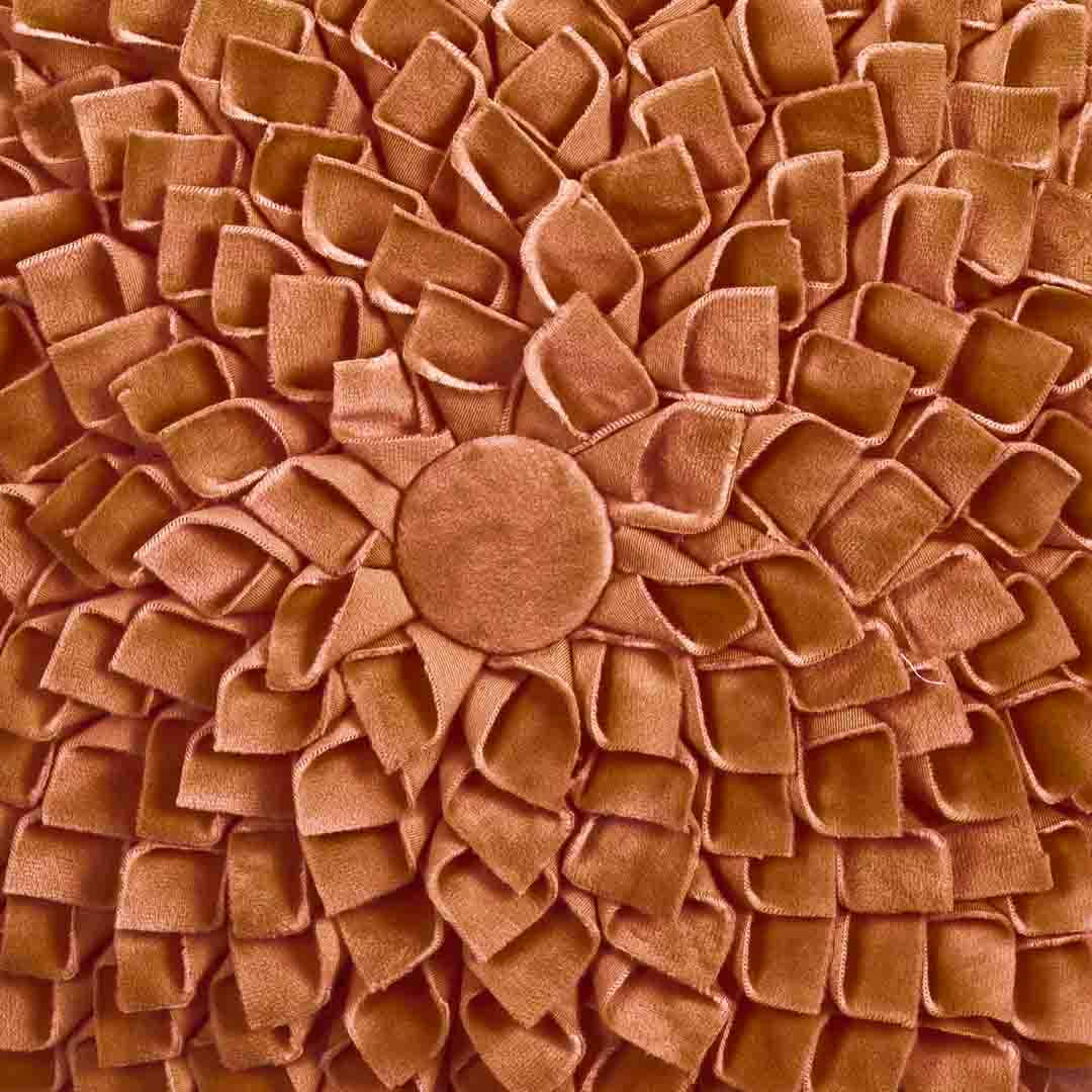 Premium Dalia Flower Cushion Cover