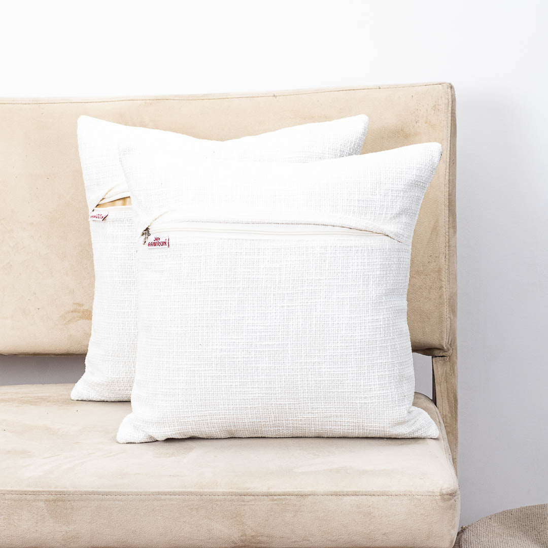 Premium Heritage Embroidery Top Cushion Cover