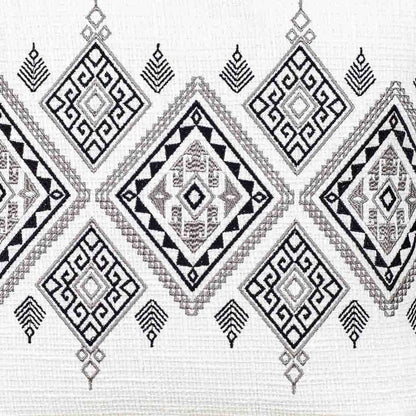 Premium Heritage Embroidery Center Cushion Cover