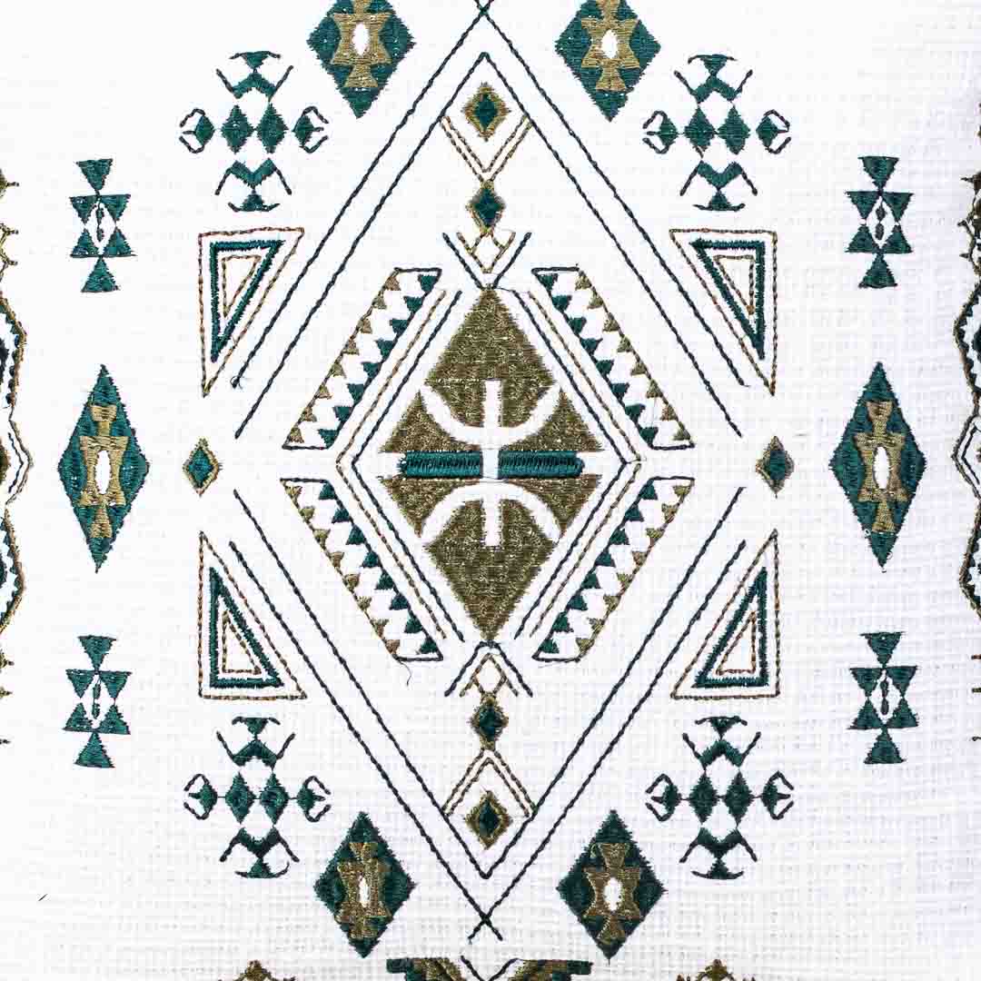 Premium Aztec Ethnic Embroidery Cushion Cover