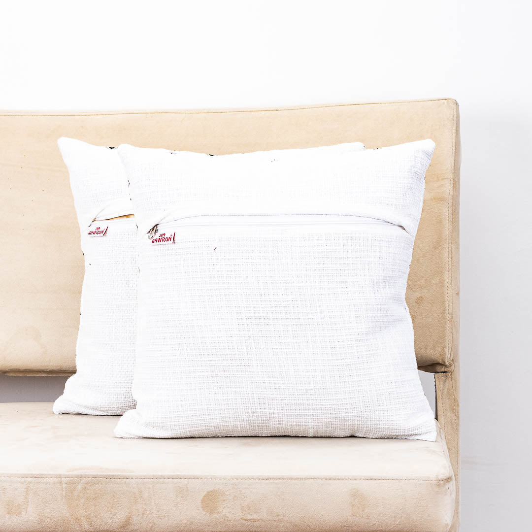 Premium Heritage Embroidery All Over Cushion Cover