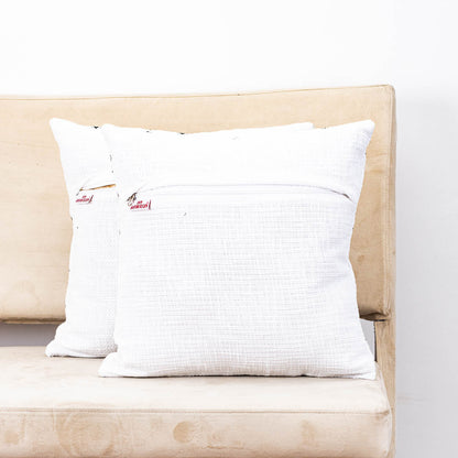 Premium Heritage Embroidery All Over Cushion Cover