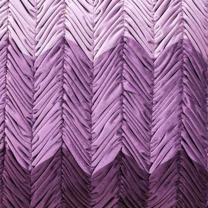 Premium Shaded Gathered Zig-Zag Design Cushion Cover