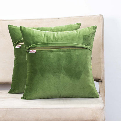 Premium Monstera Leaf - Hand Work Cushion Cover