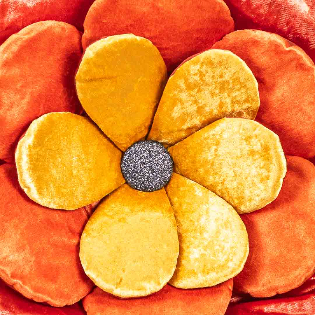 Charming Rose-Shaped Cushion Cover