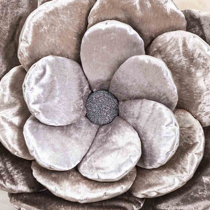 Charming Rose-Shaped Cushion Cover
