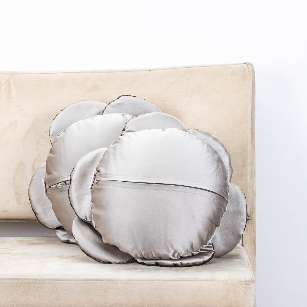 Charming Rose-Shaped Cushion Cover