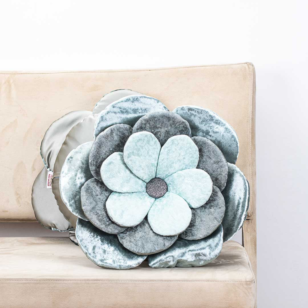 Charming Rose-Shaped Cushion Cover