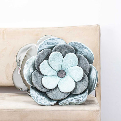 Charming Rose-Shaped Cushion Cover
