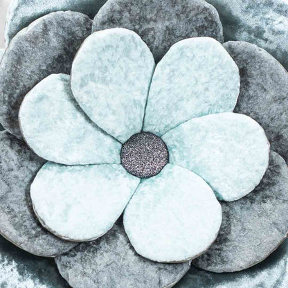 Charming Rose-Shaped Cushion Cover