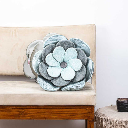 Charming Rose-Shaped Cushion Cover