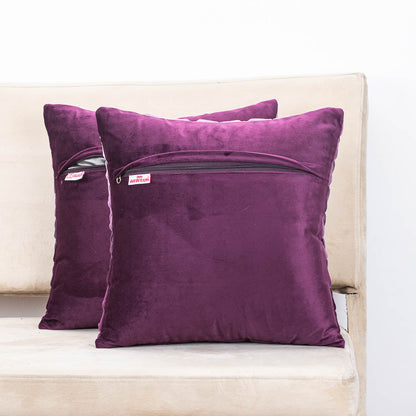 Premium Velvet Shaded Pineapple Textured Cushion Cover